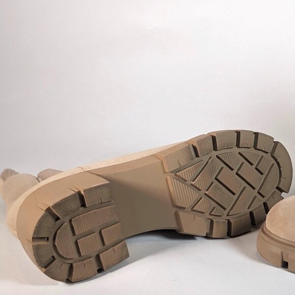 Steve Madden Women's Cream/Tan Ankle High Boots - Size 8.5M with slight heel - Picture 6 of 6